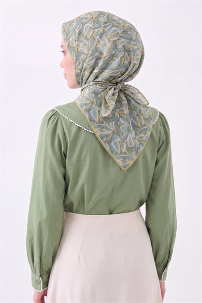 Soft Eşarp Çakıl Taşı Mint Yeşili