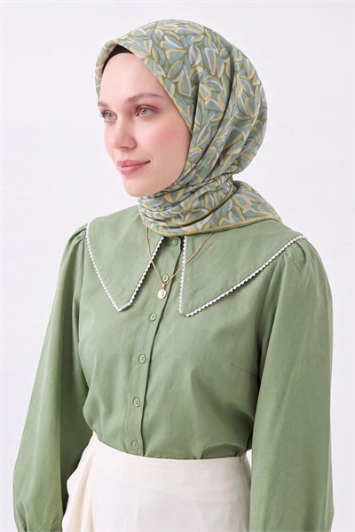 Soft Eşarp Çakıl Taşı Mint Yeşili