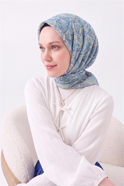 Soft Eşarp Çakıl Taşı Mor