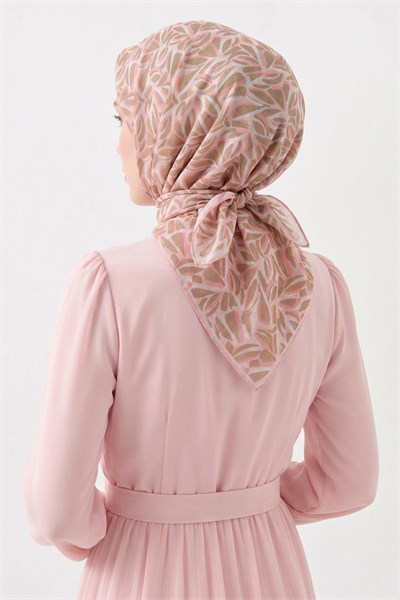 Soft Eşarp Çakıl Taşı Pembe