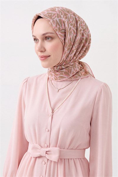 Soft Eşarp Çakıl Taşı Pembe