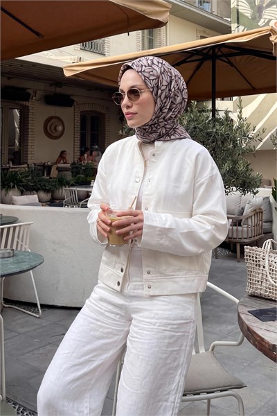 Soft Eşarp Çakıl Taşı Siyah