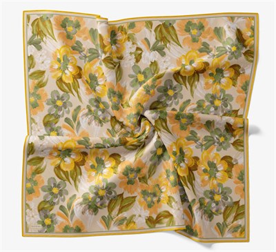 Soft Eşarp Fleur Sarı