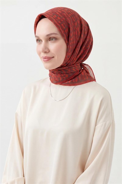 Soft Eşarp Flow Bordo