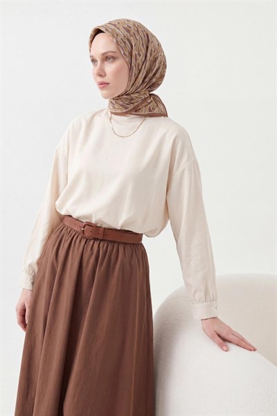 Soft Eşarp Flow Hardal