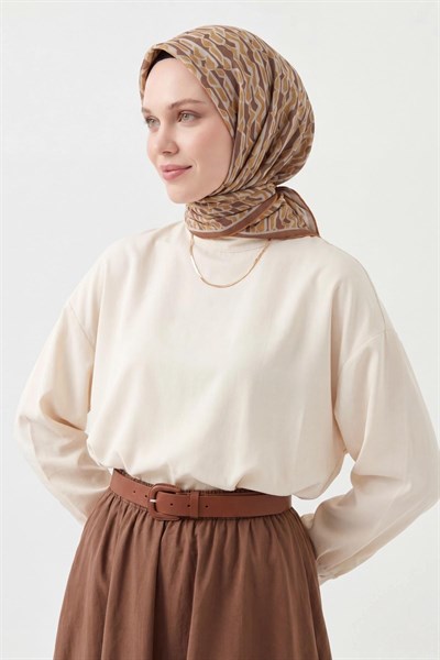 Soft Eşarp Flow Hardal