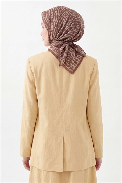 Soft Eşarp Flow Kahverengi