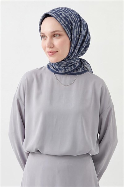 Soft Eşarp Flow Lacivert