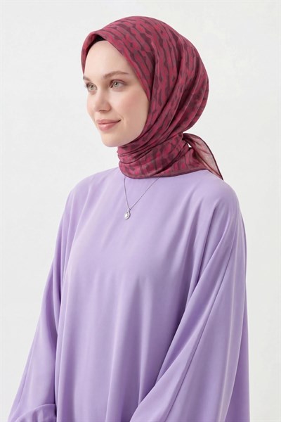 Soft Eşarp Flow Mürdüm