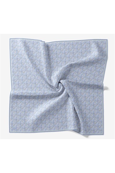 Soft Eşarp Garden Bebe Mavisi 90x90