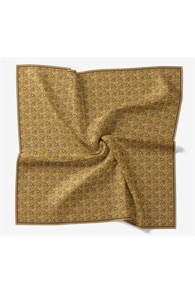 Soft Eşarp Garden Hardal 90x90