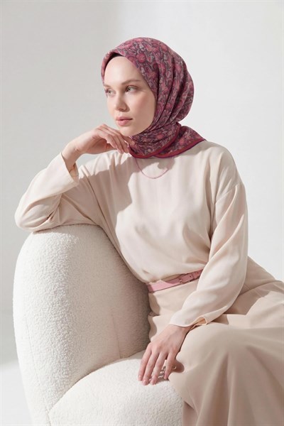 Soft Eşarp Garden Lavanta 90x90