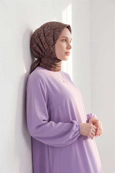Soft Eşarp Garden Mocha Mousse 90x90