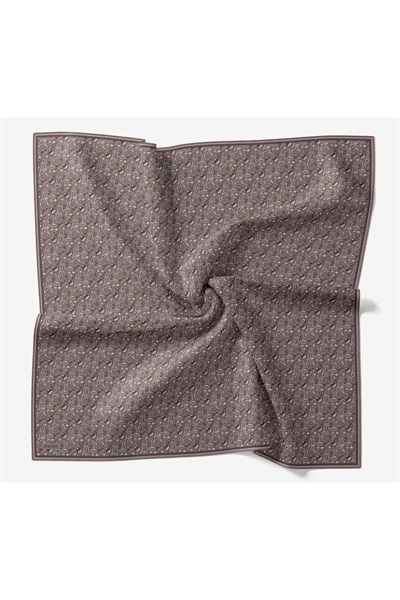Soft Eşarp Garden Mocha Mousse 90x90