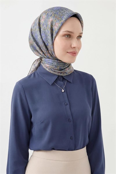 Soft Eşarp Gri 90x90