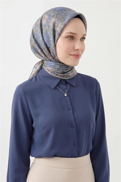 Soft Eşarp Gri 90x90