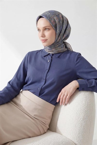 Soft Eşarp Gri 90x90