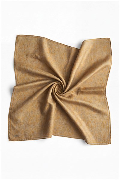 Soft Eşarp Lina Flora Olive 90x90