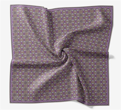 Soft Eşarp Minimal Motif Mor