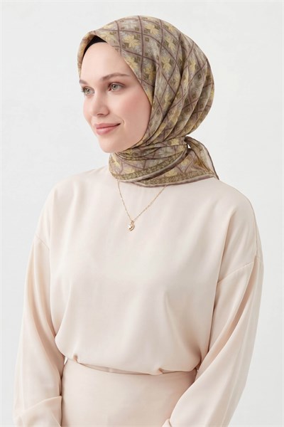 Soft Eşarp Minimal Motif Vizon