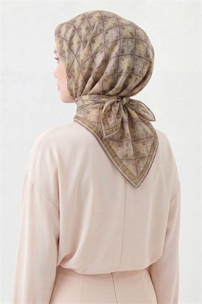 Soft Eşarp Minimal Motif Vizon
