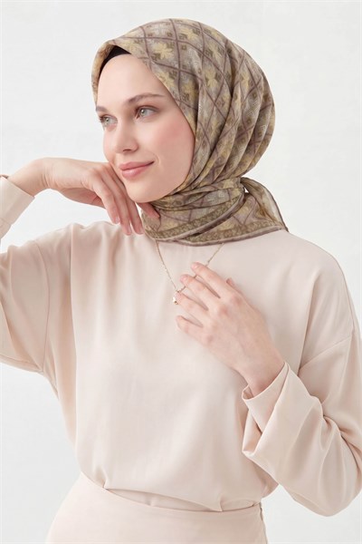 Soft Eşarp Minimal Motif Vizon
