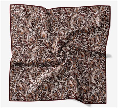 Soft Eşarp Perla Bordo 90x90