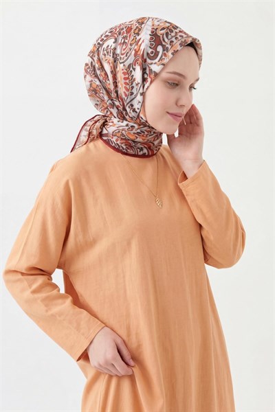 Soft Eşarp Perla Bordo 90x90