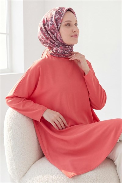 Soft Eşarp Perla Eflatun 90x90