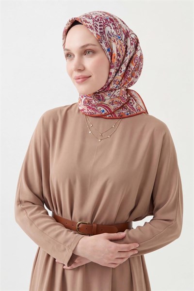 Soft Eşarp Perla Fuşya 90x90