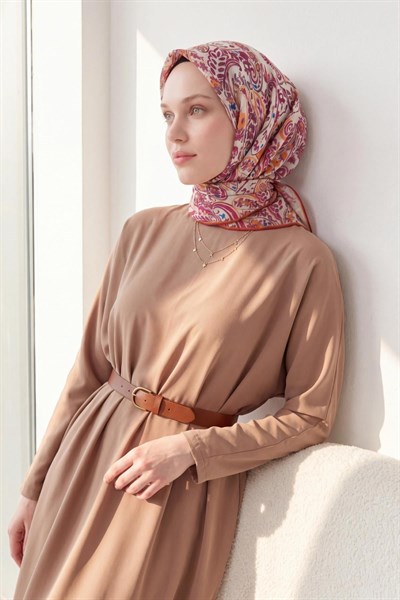 Soft Eşarp Perla Fuşya 90x90