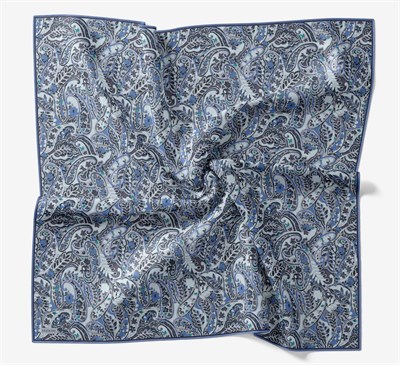 Soft Eşarp Perla Gök Mavi 90x90