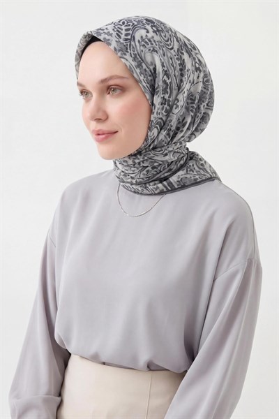 Soft Eşarp Perla Gri 90x90