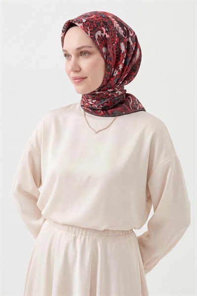 Soft Eşarp Perla Kırmızı 90x90