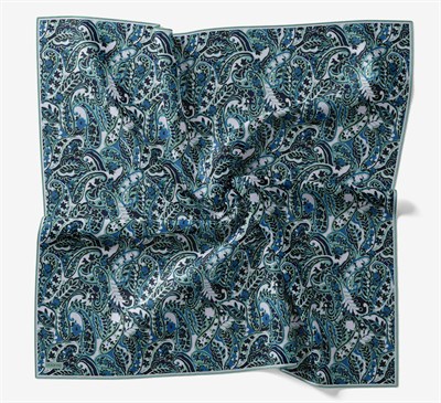 Soft Eşarp Perla Saks 90x90