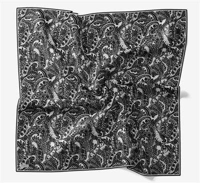 Soft Eşarp Perla Siyah 90x90
