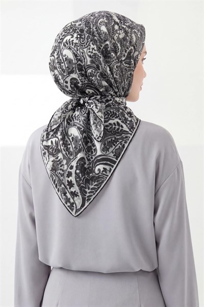 Soft Eşarp Perla Siyah 90x90