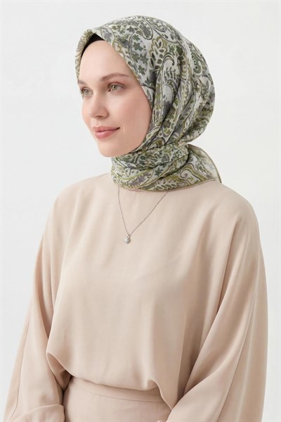 Soft Eşarp Perla Yeşil 90x90