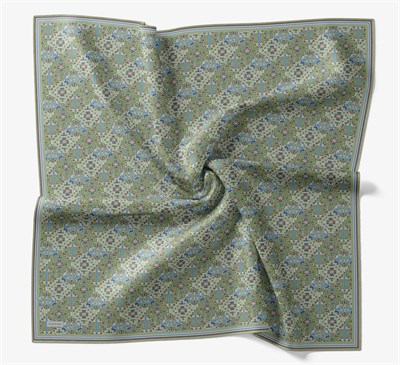 Soft Eşarp Pixel Ethnic Mint Yeşili