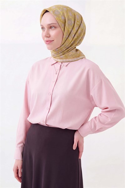 Soft Eşarp Rûmi Açık Gri 90x90