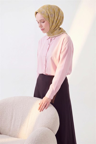 Soft Eşarp Rûmi Açık Gri 90x90