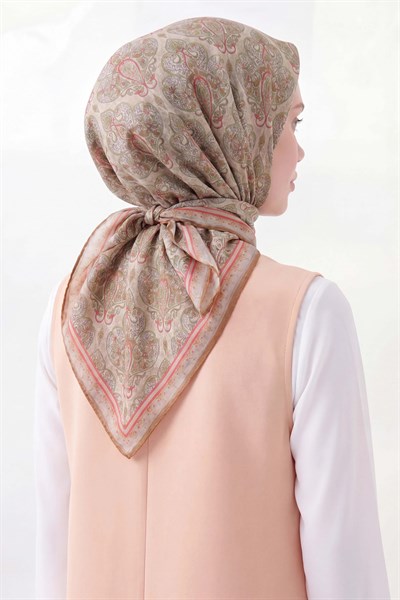 Soft Eşarp Rûmi Asit Yeşili 90x90