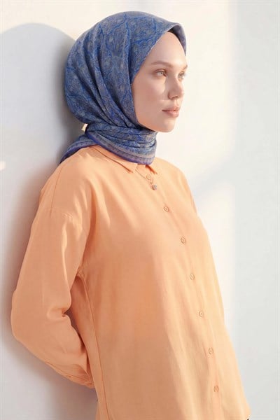 Soft Eşarp Rûmi Bebe Mavi 90x90