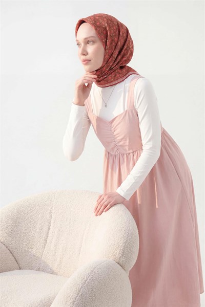 Soft Eşarp Rûmi Çikolata Kahve 90x90