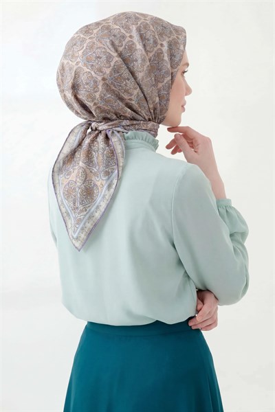 Soft Eşarp Rûmi Gri 90x90