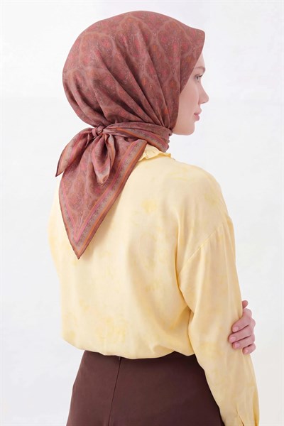 Soft Eşarp Rûmi Mocha Mousse 90x90