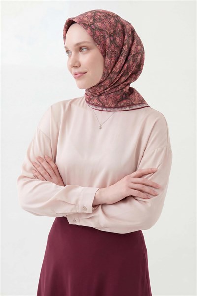 Soft Eşarp Rûmi Siyah 90x90