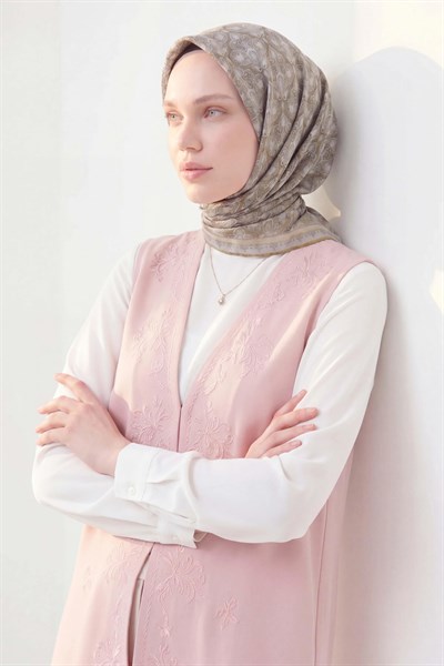 Soft Eşarp Rûmi Yağ Yeşili 90x90