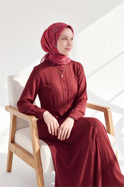 Soft Eşarp Şal Motif Fuşya