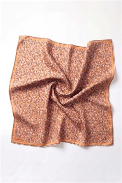 Soft Eşarp Şal Motif Krem 90x90